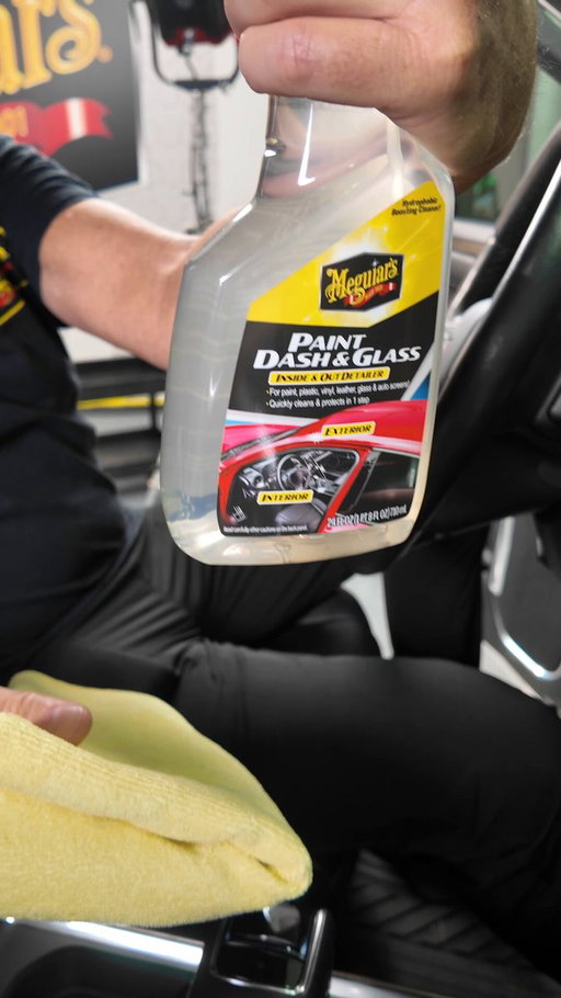Can you use the new Paint, Dash &amp; Glass on touch screens? Yes, you can! Just spray into a premium microfiber towel, gently working in and flipping the towel to a clean side for a final wipe. 

Who's ready to get their interior (&amp; paint...&amp; glass...) clean?
https://s.meguiars.com/2g2jbcie 