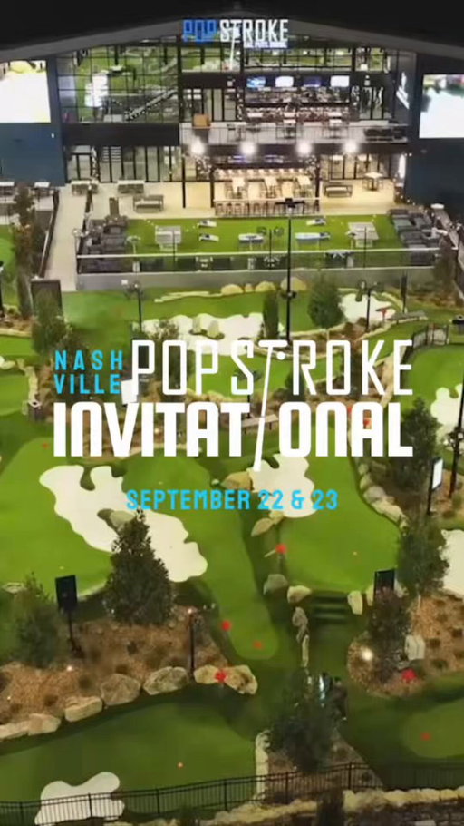 The PopStroke Invitational takes over Nashville September 22–23 with $70K on the line.

⛳ Tuesday 9/22: 144 players. One Individual Champion.
🏆 Wednesday 9/23: 72 two-player teams battle it out in best ball for the top prize.

Big putts. Big money. Live music. Nashville energy. Cash on the greens both nights.

In partnership with @8AMGolf and @GOLF_com.

Think you’ve got the game? Prove it. Link in bio to register.