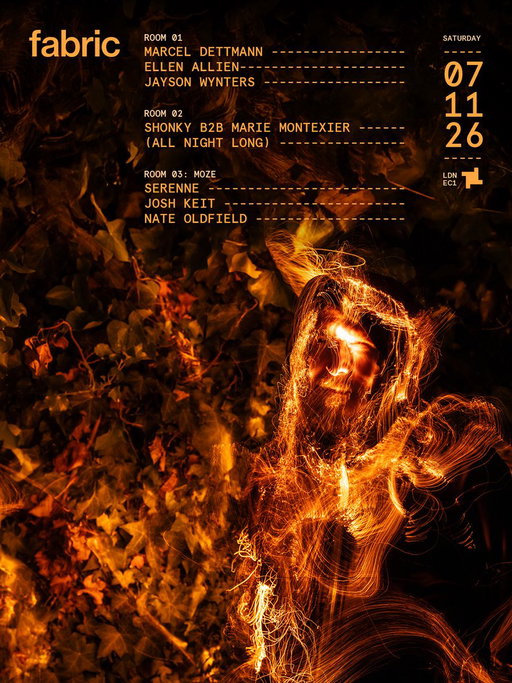 November 7th at fabric. 