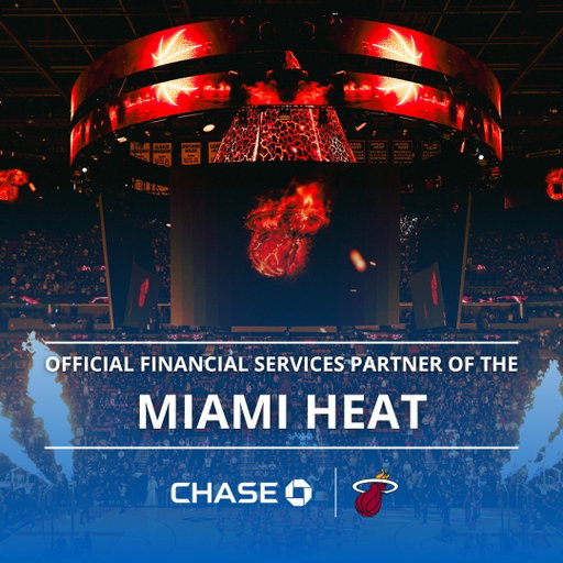 Things are starting to HEAT up! 🏀🔥 We’re proud to partner with the @MiamiHEAT—bringing exclusive benefits to Chase cardholders, from ticket access and preferred seating to savings on concessions, merch, and more. Terms apply. 