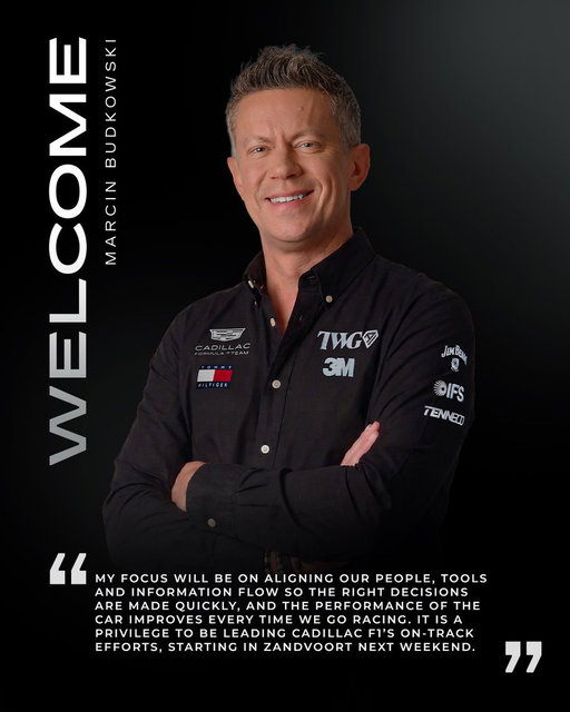 We are pleased to welcome Marcin Budkowski as Cadillac Formula 1® Team Principal for the remainder of the 2026 season and beyond.

Read the full Team Statement via the link in our bio. 