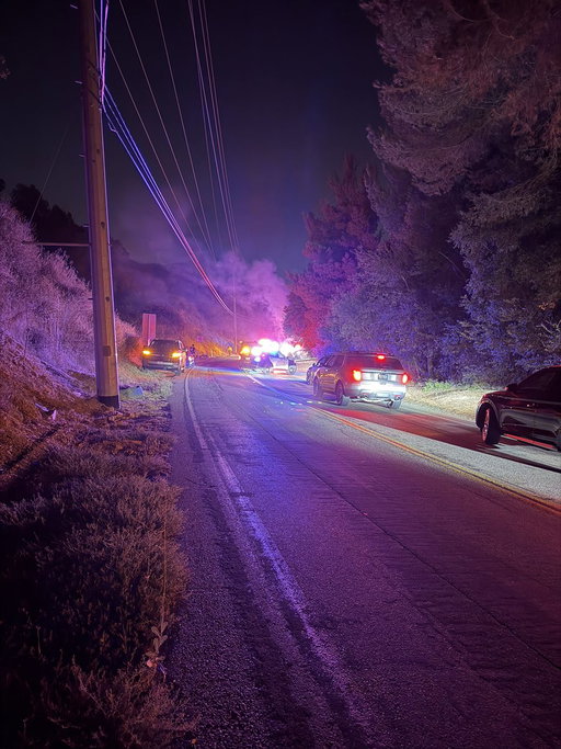 Drunk driver crashed last night and caught on fire, no power in the house atm 🫩 