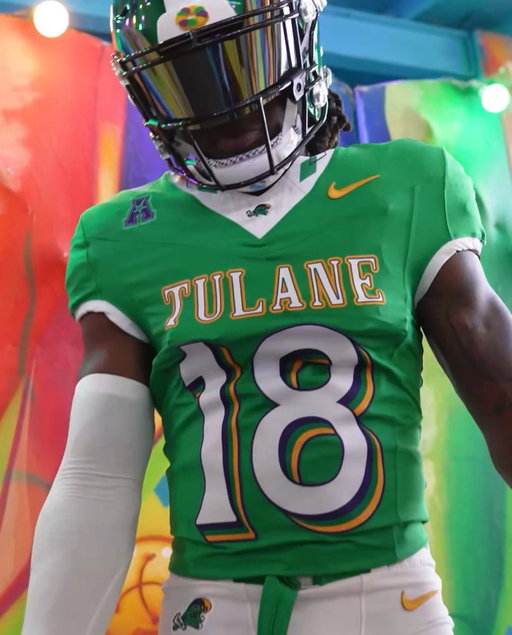 Tulane dropped City Edition Mardi Gras uniforms for the 2026 season 🌊 
