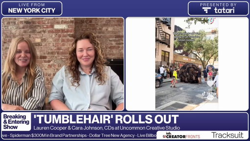 K18 Hair and Uncommon Creative Studio have released a massive rampant “Tumblehair” into the streets of New York. We asked Lauren Cooper and Cara Johnson, Creative Directors at Uncommon, how on earth they came up with this insane idea.

“K18 has a product coming out this week called Future IQ, and the number on it is that it can save an individual person up to 19,000 hairs.”

“We figured, well how many hairs is 19,000 in a city of 8.5 million, like New York. And that’s how we came up with a giant 8 to 10 foot tall hairball.”

They also talked about what kinds of reactions they wanted out of New Yorkers.

“What’s the point of making a hairball if nobody is terrified by it?”

“We were thinking, what would absolutely blow people’s minds as a way to visualize a ton of hair?”