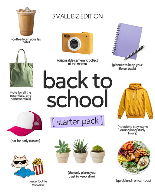 The best starter packs don't come in a box, they're built one local favorite at a time. Here’s to supporting the small businesses that help make campus life better.

And see how you can pay them with Zelle. 