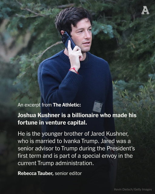 On Wednesday, Joshua Kushner shocked the sports world by partnering with former Disney CEO Bob Iger to agree to purchase the Los Angeles Lakers.

Kushner’s sports investments date back years.

Here’s what you need to know about him: https://t.co/c2MPQm5eK5 