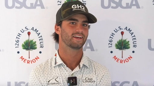 "Miles' wedges are so good, it's unreal."

Ryder Cowan on what makes Miles Russell so good after their U.S. Am match today at Merion.

(The shot sequence he's describing on 5 below 👇) 