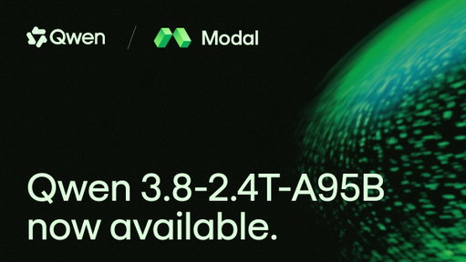 Qwen3.8-2.4T-A95B by @Alibaba_Qwen and @alibaba_cloud is now available on Modal.

Served with a custom DFlash speculator trained on tool-call-heavy data. Full 1M context window. 