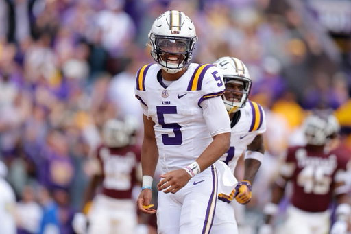Jayden Daniels sent LSU a cease-and-desist after the Tigers gave DJ Pickett No. 5.

ESPN obtained the letter, which tells LSU to stop using Daniels’ name, image and likeness. Daniels’ spokesperson says the dispute centers on No. 5, even though LSU has not retired it.

Lane Kiffin says LSU promised Pickett the number during recruiting. Daniels’ camp says the Heisman winner was disrespected.

This is college football in 2026: a jersey-number argument now comes with attorneys.
