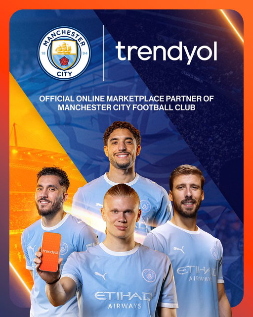 Trendyol are the new Official Online Marketplace Partner of Manchester City! 🩵🧡 