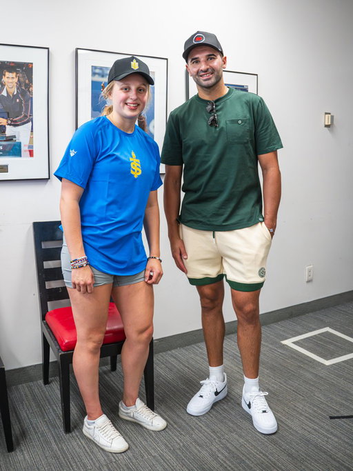 just some first round draft picks linking up at @NBOtoronto 🏒🤝 