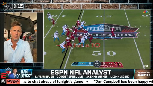 "I wanna see Fernando Mendoza play with ease tonight..

Ease in and out of the huddle and at the line of scrimmage" ~ @danorlovsky7 #PMSLive 