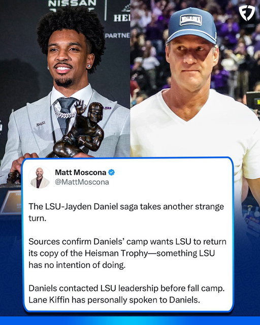 JAYDEN DANIELS WANTS HIS HEISMAN TROPHY BACK 😤

(via @MattMoscona) 