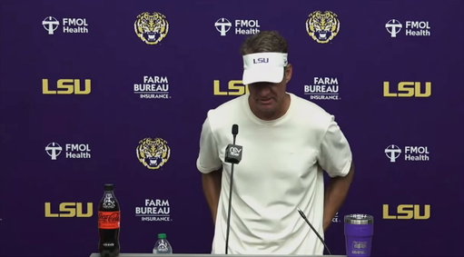 Lane Kiffin today referred to his previous comments on giving DJ Pickett the No. 5 last worn by Jayden Daniels, when he said the number was promised in recruiting. He "did not have an answer" about letting someone wear Joe Burrow's No. 9 if a player asked for that. 
