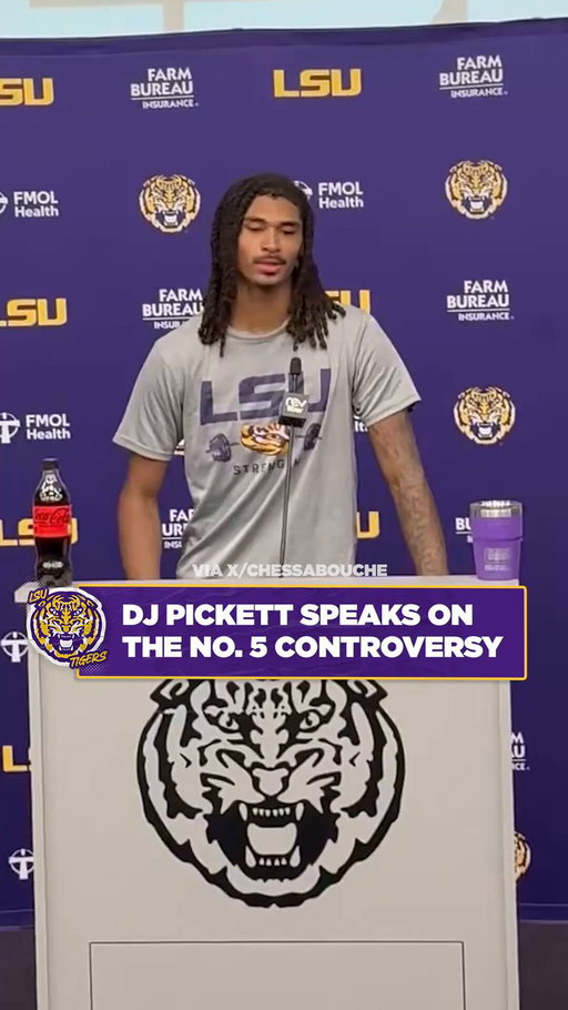 Cornerback DJ Pickett weighs in on the controversy surrounding him wearing Jayden Daniels’ number at @LSUfootball

(via @chessabouche) 