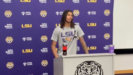 LSU CB DJ Pickett says he won’t be giving up #5 to honor Jayden Daniels. 