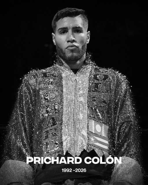 Former professional boxer Prichard Colón has died at 33, more than a decade after suffering a traumatic brain injury in the ring.

Colón was once one of boxing’s top rising prospects, building an undefeated 16-0 record with 13 knockouts. His career changed after a 2015 fight against Terrel Williams, when he suffered a brain injury and later spent 221 days in a coma. He required around-the-clock care for the rest of his life.

Rest in peace to a fighter 🕊️