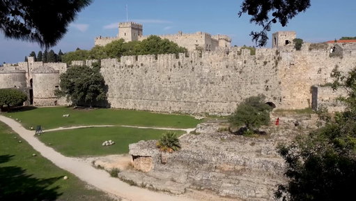 If you enjoy medieval fortified cities like I do, then you like Carcassonne, Rothenburg, Malta, and Dubrovnik. And my vote for the most formidable city ramparts is those protecting Rhodes, Greece. Here's why: 