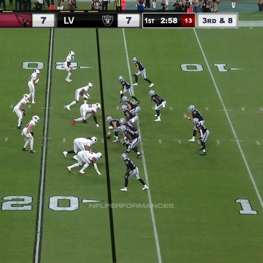 Fernando Mendoza converts on 3rd &amp; 8 for his first NFL completion. 👀 