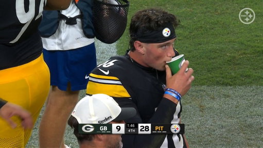 Steelers rookie QB Drew Allar in his preseason debut:

🏈10-of-13 completions 
🏈154 YDS
🏈3 Total touchdowns 
🏈0 interceptions  