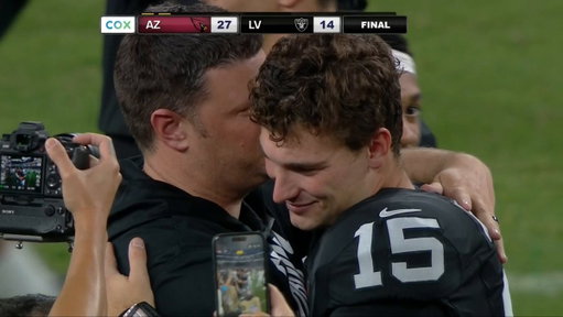 Fernando Mendoza after his preseason debut 👏 @Raiders 