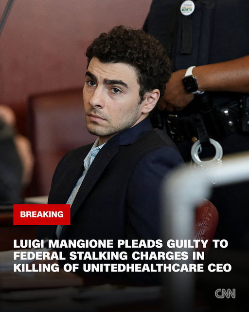 Luigi Mangione pleads guilty to federal criminal charges tied to the 2024 fatal shooting of UnitedHealthcare CEO Brian Thompson. Follow live updates. https://t.co/EqRr2OquZH 