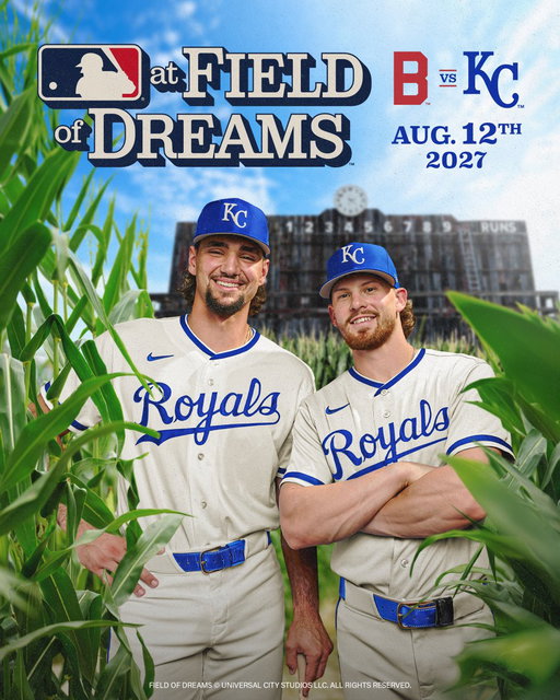 We'll see you in Iowa! 🌽

https://mlb.com/fieldofdreams 