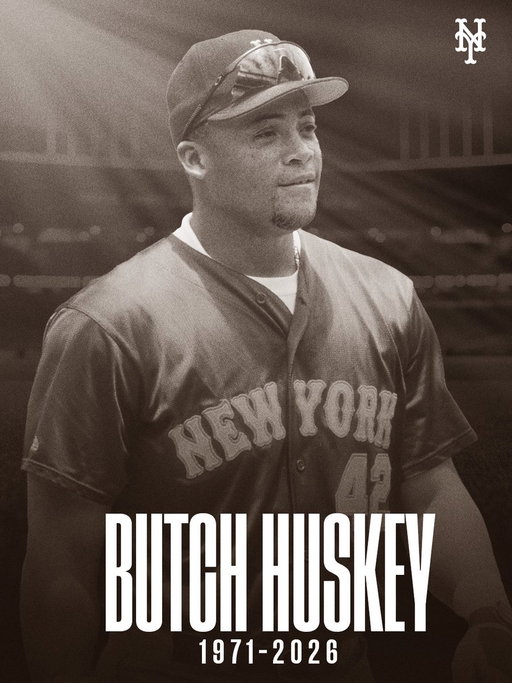 We are saddened to learn about the passing of former Met Butch Huskey. 