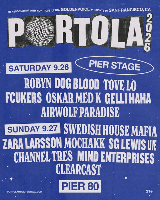 It's here and it's Pier!! (sorry) Our main attraction featuring truly everyone Swedish on the lineup along with those little Fcukheads, SG Lewis live, and many many more. Ya truly can't go wrong here. You could say this year's gonna be..........absolute cinema 