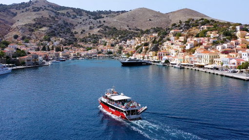 One of the great joys of getting into the traveling groove on the Greek Isles is getting comfortable with the ferries. One warning: the ferries are on a tear to stay on schedule, so move quickly when you hear the call to disembark. 