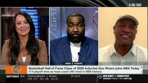 "The guys like Perk and all those guys, they let me in, they trusted me and I really appreciate them for life."

Doc Rivers shares his appreciation for his former players as he prepares to be inducted in the Naismith Basketball Hall of Fame 🙌 