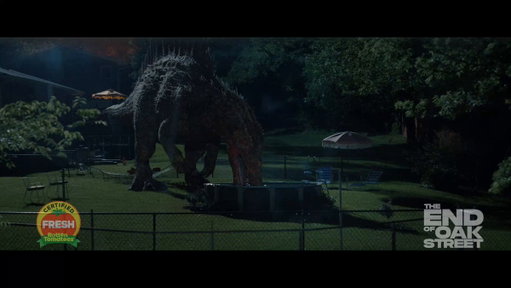 “The most thrilling dinosaur movie in ages.” Get tickets now to The End of Oak Street, NOW PLAYING only in theaters and IMAX. https://fandan.co/theendofoakstreet 
