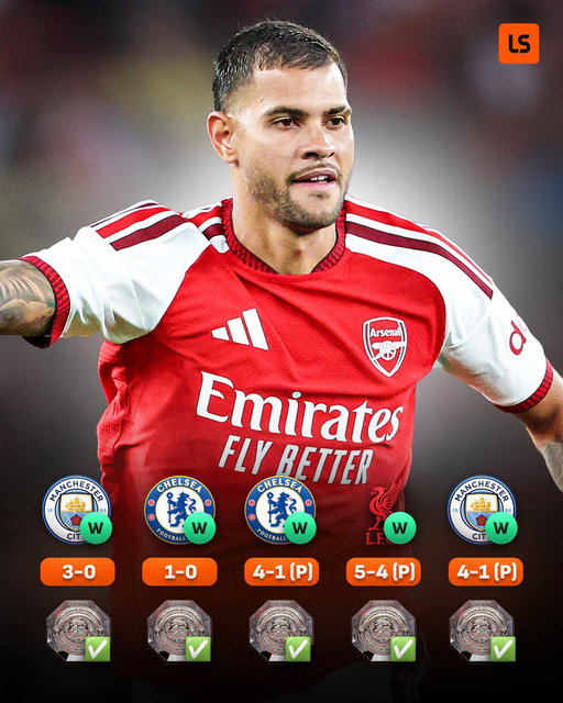 Arsenal are chasing a 𝙎𝙄𝙓𝙏𝙃 consecutive Community Shield 🏆⏳

Another penalty shootout on the cards? 😅 