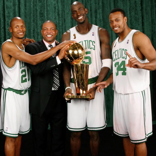 Doc Rivers on having Paul Pierce, Ray Allen, and Kevin Garnett introduce him into the HOF induction tonight:

"Those 3 have had their ups-and-downs, and the fact that they all 3 agreed to be together on the stage and have dropped the BS. It may be my last great coaching feat."

via @RealBobManning