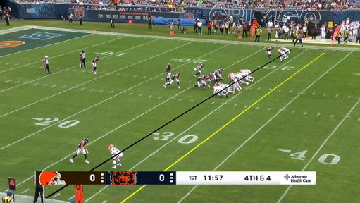 the rook on the return 🔥

📺: #CLEvsCHI on News 5 and NFL Network 