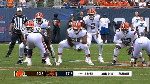deep shot through pressure 😮‍💨

#CLEvsCHI on News 5 and NFL Network 