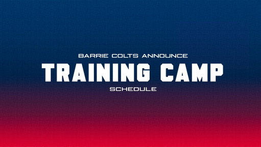 The Colts have announced the schedule for Training Camp, running August 24–30 as the team prepares for the 2026–27 season.

📰| Training Camp Details: https://chl.ca/ohl-colts/article/barrie-colts-announce-2026-training-camp-schedule/ 
