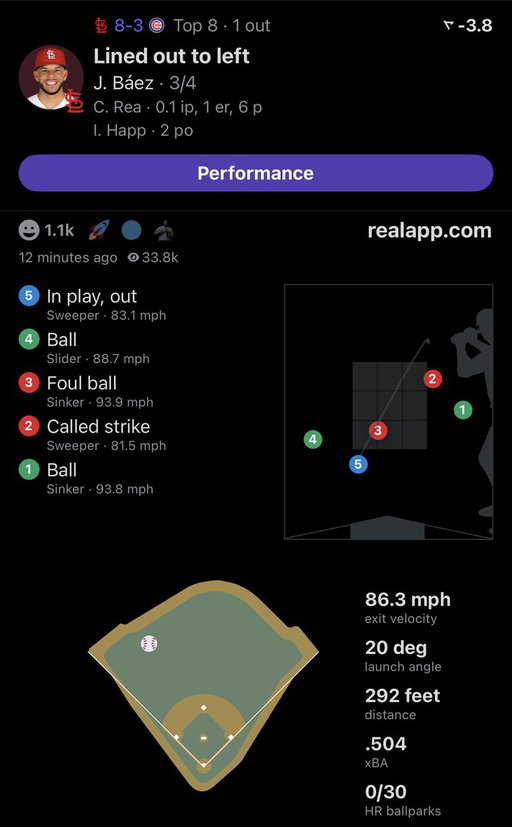 Idk who this Joshua Baez kid is, but he does not seem ready for the MLB. Just not a good at-bat. 