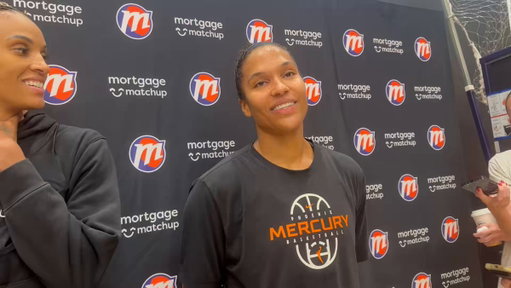Alyssa Thomas when asked if she has any "trash talking stories" with Diana Taurasi:

"Nah. You don't talk trash to Dee... That's one person you just leave alone."

(via @HaydenCilley)

