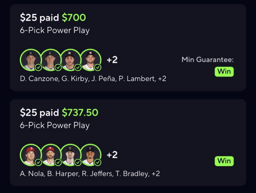 Just cashed TWO more slips with our MLB glitch 😂

I post all these slips in my Discord (3 day trial):  https://whop.com/checkout/plan_nw6eWxhbeCqCf

Here’s how it works 👇 