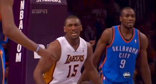 Never forget when Artest left Harden’s face looking like it got hit with a factory reset 💀 