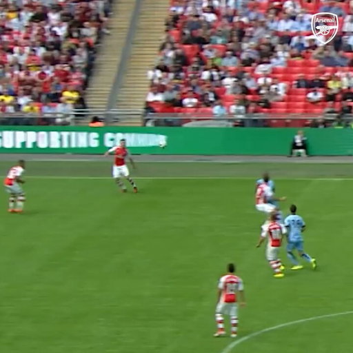 A special strike to help seal the Shield 🤩

Giroud's screamer against Manchester City back in 2014 ⏪ 