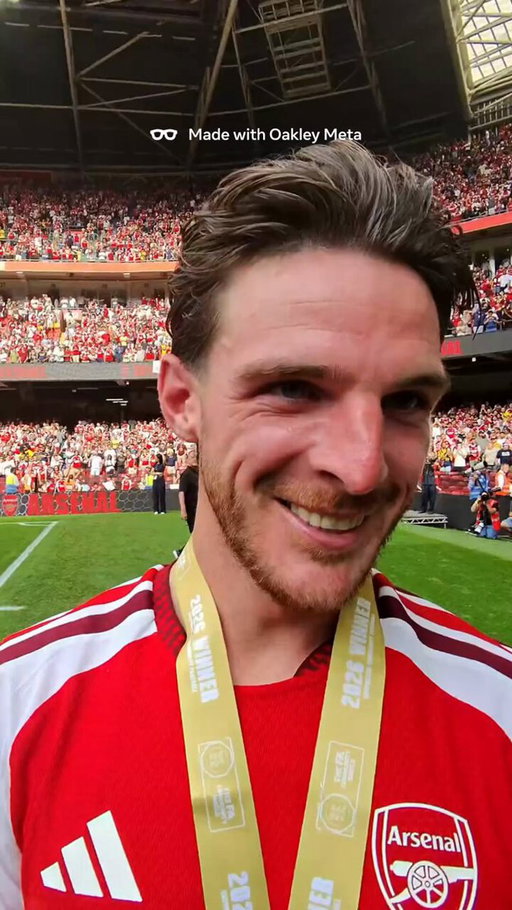 POV: On the pitch for our FA Community Shield victory!

🕶️ Oakley Meta 