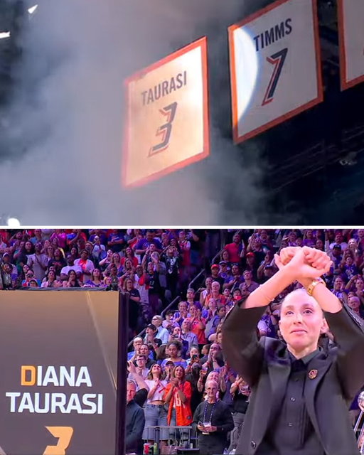 Diana Taurasi's No. 3 is forever enshrined in Phoenix 🌵 