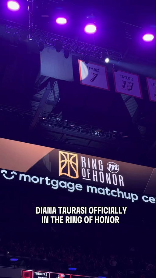 Diana Taurasi’s No. 3 heads to the rafters in Phoenix 🤩

3x WNBA Champion.
2x WNBA Finals MVP.
1x Kia WNBA MVP.
14x All-WNBA.
11x WNBA All-Star.

