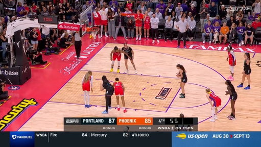 The Portland Fire spoil Diana Taurasi's jersey retirement night.

#WNBA 