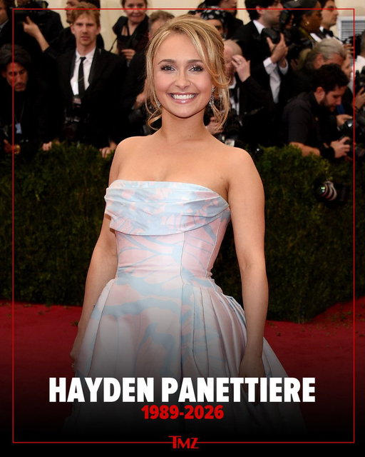 Hayden Panettiere, best known for her roles in "Heroes" and "Nashville," has died at 36 💔 https://t.co/8kkmtCJMiO 