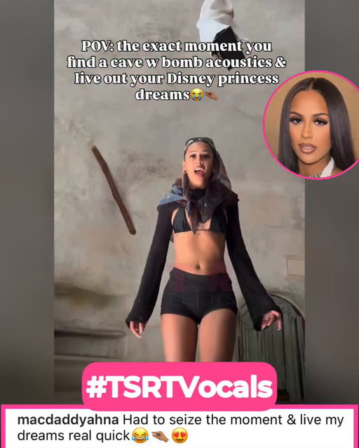 Ahna Mac flexes her vocals while channeling her inner Disney princess! TeaMates, did she nail it? ✨ 🎶 

✍🏾: #TSRStaffTC 