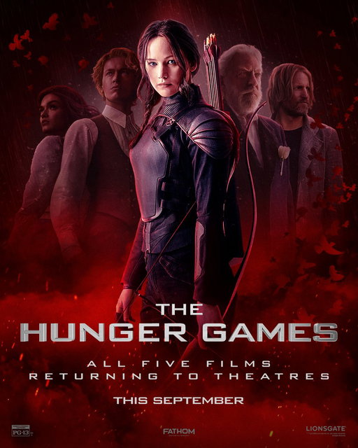 It only takes a spark.

#TheHungerGames: all five films back in theaters September 3–7, featuring an exclusive look with the cast of Sunrise on the Reaping. 