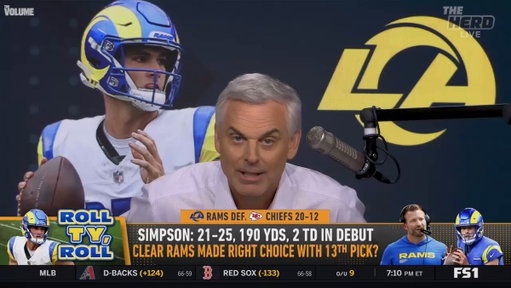 "I can't figure out what a lot of the scouts and executives in this league don't see... It's not about having a superstar. It's about having the RIGHT superstar."

@colincowherd on Fernando Mendoza's preseason debut 